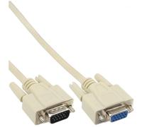 InLine Extensión VGA, 15pin HD macho / hembra, 5m