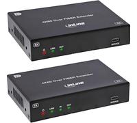 Inline Extensor de Fibra DisplayPort 4K 60Hz KVM Modo único 10km