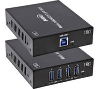 Inline Extensor USB 3.2 Cat.6 100m 5Gb/s PoC RS232