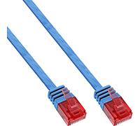InLine Flat Patch Cord UTP Cat.6 1m Blue - Cable de Red (1 m, Azul)