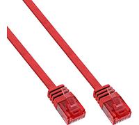 InLine Flat Patch Cord UTP Cat.6 2m Red - Cable de Red (2 m, Rojo)