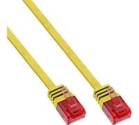 Inline Flat Patch Cord UTP Cat.6 7m Yellow - Cable de Red (7 m, Amarillo)