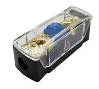 Inline Fuse Holder, Car Audio Fuse, Secure Installation Compact Easy Mounting Quick Setup Heat Proof High Conductivity, Powers Distribution Block for Vehicle, 2.89 * 1.18 * 1.06Inches