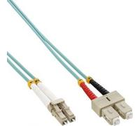 InLine LC/SC - 15 m 15m 2X LC 2X SC Turquesa