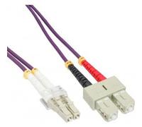 InLine 88638p LWL Duplex Cable (LC/SC, 50/125 µm, OM4, 25 m)