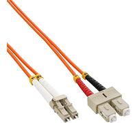 Inline LWL LC/SC - Cable dúplex de Fibra óptica (2 m)