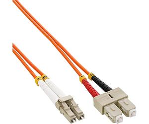Inline LWL LC/SC - Cable dúplex de Fibra óptica (2 m)