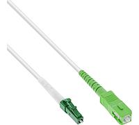 InLine® LWL Simplex - Cable FTTH, LC/APC 8° a SC/APC 8°, 9/125µm, OS2, 0,5 m
