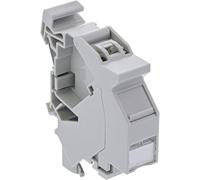 InLine Módulo Keystone Snap-In Cat.6A para Carril de Sombrero, Adaptador de Red de 10 Gbps, apantallado, Montaje sin Herramientas, Compatible con rieles estándar 76203D