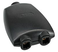 InLine OPTO - Adaptador de Audio en Y, Toslink (1 Conector Hembra a 2 Hembras)
