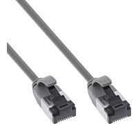 InLine Patchkabel Slim U/FTP Cat.8.1 TPE halogenfrei Grau 10m - Cable - Network
