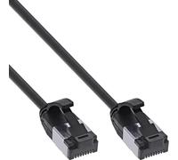 InLine Patchkabel slim, U/FTP, Cat.8.1, TPE sin halógenos, negro, 7,5 m