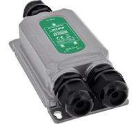 Inline PoE Extender Outdoor 2 Puertos 1Gb/s IP67 IK10 | IEEE 802.3af/at/bt, Funcionamiento sin fuente de alimentación, Plug and Play, Cat.5 o superior hasta 100 m