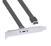 InLine® Ranura USB Tipo C a USB 3.1 Panel Frontal Key-A Interno, 0,3 m