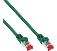 InLine S/FTP Cat6 0.5m - Cable de Red (0,5 m, Cat6, S/FTP (S-STP), RJ-45, RJ-45, Verde)