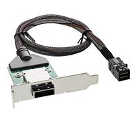 InLine® SAS HD LP PCI - Bandeja de conexión con Cable SFF-8088 a SFF-8643 (0,75 m)