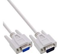 InLine Serial Cable DB9 M/F 10m - Cable de Serie Gris