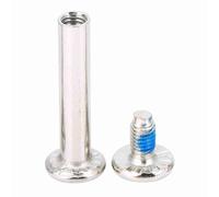 Inline Skate Replacement Screws 10pcs | 31mm & 36mm Wheel Axles Hardware | Sturdy Iron Skating Screws Fittings for Front/Rear Wheels/Brake Bolt | 4mm Hex Key Compatible (Inner length 36mm)