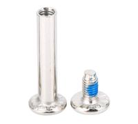 Inline Skate Replacement Screws 10pcs | 31mm & 36mm Wheel Axles Hardware | Sturdy Iron Skating Screws Fittings for Front/Rear Wheels/Brake Bolt | 4mm Hex Key Compatible (Inner length 31mm)