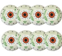 Inline Skate Wheels Outdoor Speed Skating Shoes Replacement Wheels with High Speed Bearings Flash Wheels 90A 72mm/76mm/80mm(Green,76mm)