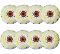 Inline Skate Wheels Outdoor Speed Skating Shoes Replacement Wheels with High Speed Bearings Flash Wheels 90A 72mm/76mm/80mm(Colorful,76mm)
