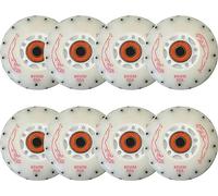 Inline Skate Wheels Outdoor Speed Skating Shoes Replacement Wheels with High Speed Bearings Flash Wheels 90A 72mm/76mm/80mm(Pink,72mm)