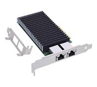 InLine Tarjeta de Red Dual 10 Gigabit, 2x RJ45 10Gb/s, PCIe x8