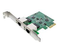 InLine® Tarjeta de Red Dual Gigabit, 2 x RJ45 de 2,5 Gbps, PCIe x1, Incluye Soporte de Perfil bajo
