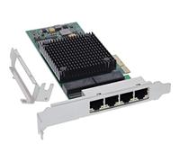 InLine® Tarjeta de Red Quad Gigabit, 4 x RJ45 1 GB/s, PCIe x4, 51127E