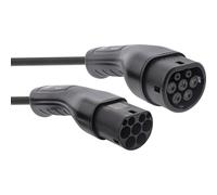 Inline Typ2 - Cable de Carga en Espiral (11 kW, 3 Fases, 3 m)