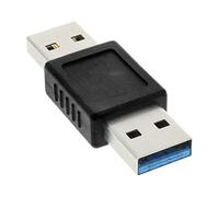 InLine USB 3.0 - adaptadores de cable (USB A, USB A, Azul, Macho/Macho)