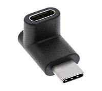 InLine Adaptador USB 3.1 Tipo C macho a C hembra, angulado arriba/abajo (Gen.2)