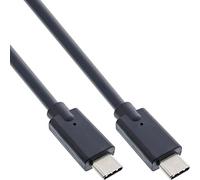 InLine USB 3.2 Gen.2 Kabel - USB Typ-C Stecker/Stecker, Schwarz, 1,5m