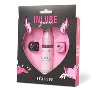 INLUBE Kit de Dados Sexuales con Lubricante para Parejas Adultas, Juego de Posiciones Traviesas
