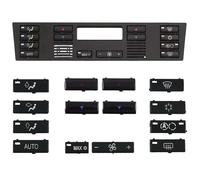 INLY 14 Piezas Climatizador Juego de botones de control compatibles con BMW E39 5 (1995-2003) E53 X5 (2000-2007)