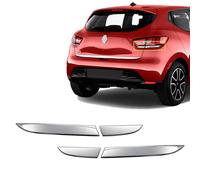 INLY 4 piezas de luz trasera de cromo acero inoxidable para Clio (2012-2019)