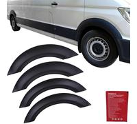 INLY 4 Piezas Protector de Paso de Rueda Parachoques Guardabarros ensanchamiento ABS Negro Compatible con TGE (2017-2024) Craf.TER (2017-2024)