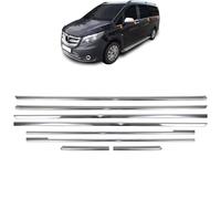 INLY 8 Piezas junquillos de Acero Inoxidable Cromado Sustitución de los antepechos de Las Ventanas Compatible con Clase V Vito W447 (2014-2024)