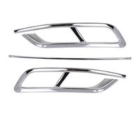 INLY Lamas de escape en acero inoxidable cromado compatibles con Passat B8 (a partir de 2019)