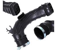 INLY Manguera de aire limpia Tubo de aire puro Negro Compatible Con 5er F10 F11 518d 520d 525d 13718508047 13718512014