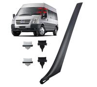 Inly Parts Parabrisas delantero moldura izquierda compatible con Transit MK7 (2006-2014) - Plástico, Negro