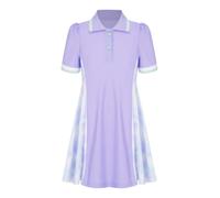 inlzdz Niñas Vestido Deportivo Ropa Deportiva Deportes Activos Casual Púrpura 7-8 años
