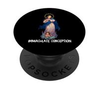 Inmaculada Concepción Mary Breviarium Tradicional Católica PopSockets PopGrip Adhesivo