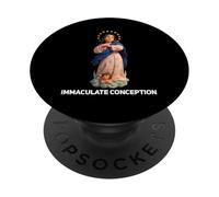 Inmaculada Concepción Mary Breviarium Tradicional Católica PopSockets PopGrip Adhesivo