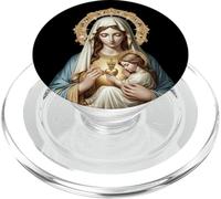 Inmaculada Concepción Virgen María Holding PopSockets PopGrip para MagSafe