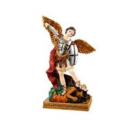 Inmaculada Romero IR Arcángel San Miguel Figura 30 cm. Protector de la Iglesia Imagen Resina peana