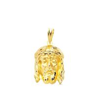 Inmaculada Romero IR Cristo de la Buena Muerte Cabeza Cristo en Oro 9k colgante de 19mm. hueco