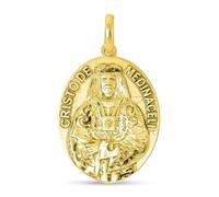 Inmaculada Romero IR Cristo de Medinaceli Medalla Oro de 18k maciza 28mm. ovalada detalles tallados