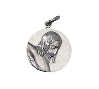 Inmaculada Romero IR Cristo de Mena con Nuestra Señora de la Soledad Málaga medalla escapulario plata Ley 925m maciza 20 mm.