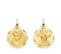 Inmaculada Romero IR Cristo del Gran Poder Virgen Esperanza Macarena Escapulario Oro 18k unisex 18mm. borde tallado